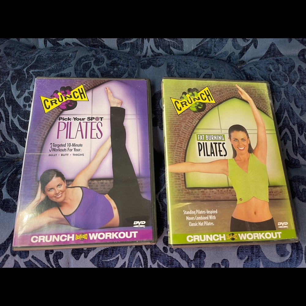 2 Crunch Pilates DVDs